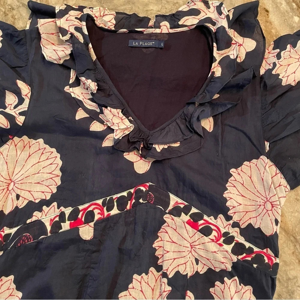 La Plage Floral Maxi Dress - Picture 2 of 11